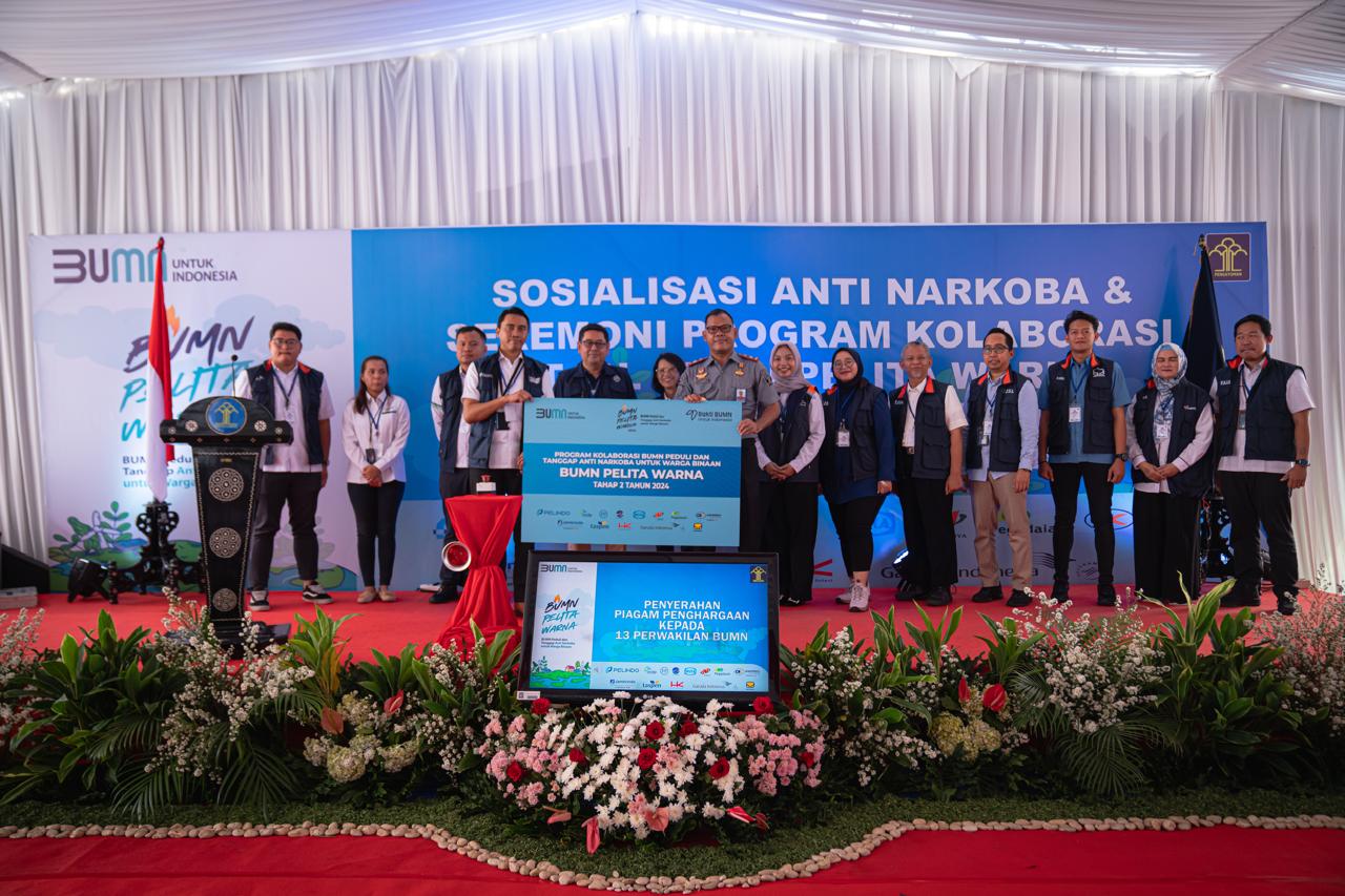  Brantas Abipraya Bersinergi dengan BUMN Lainnya, Luncurkan Program Pelita Warna di Lapas Cipinang
