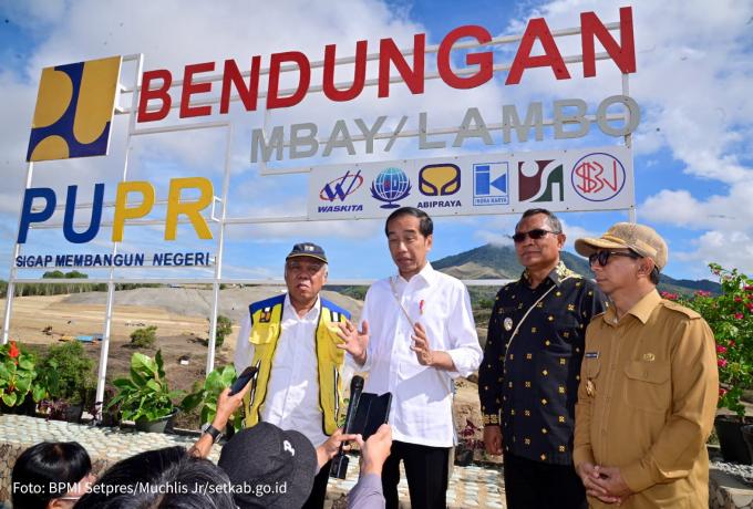 Dukung Kedaulatan Pangan Nasional, Brantas Abipraya Bangun Bendungan Mbay