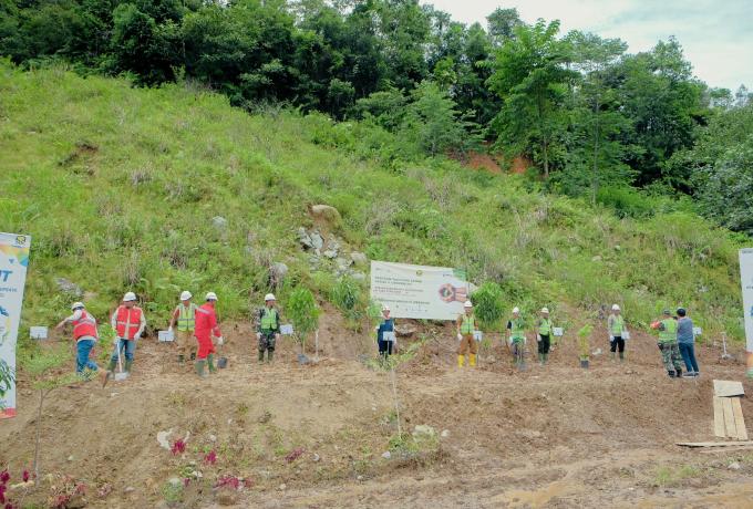 Lewat Anak Usahanya, Brantas Abipraya Tanam Bibit Pohon di Padang Guci