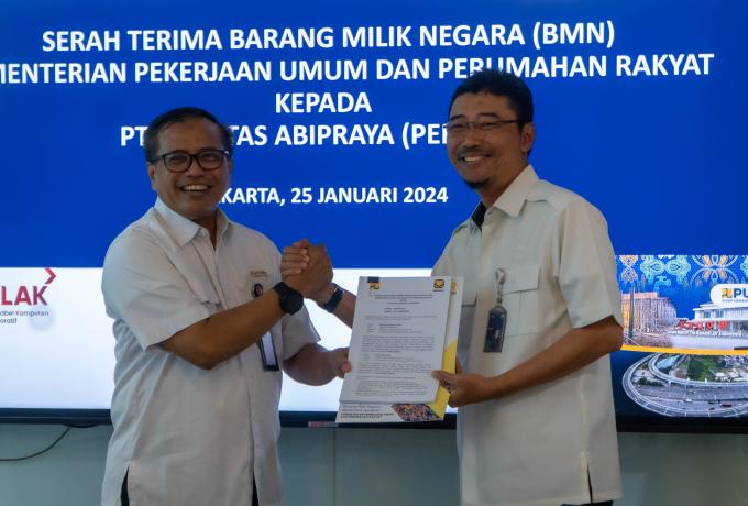 Brantas Abipraya Maximizes Utilization of the Sapta Taruna Building Through Non-Cash PMN