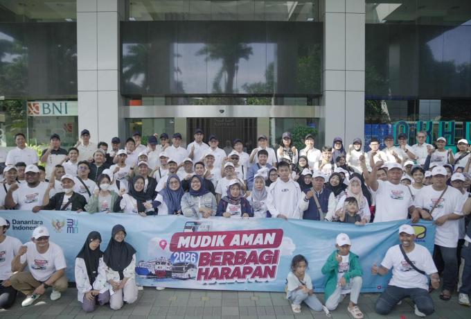 Brantas Abipraya memberangkatkan 240 peserta mudik tahun 2026