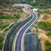 Jalan Akses Pelabuhan Multipurpose Peti Kemas Wae Kelambu di Kabupaten Manggarai Barat, Nusa Tenggara Timur. 
